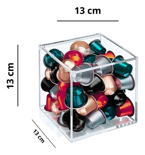 Porta Capsula De Cafe Dolce Gusto Nespresso Bombons Em Acrilico