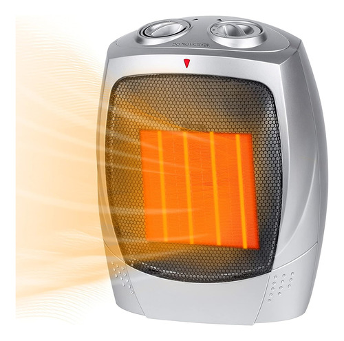 Ceramic Space Heater, 750w/1500w Portable Electric Heater Wi