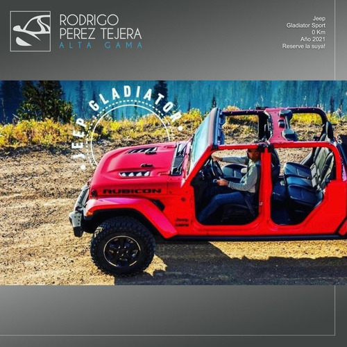 Jeep Gladiator Sport 3.6 L V6 4x4 At 0 Km Entrega Julio!