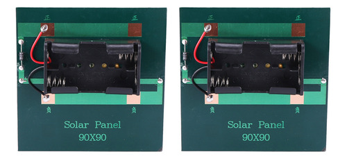 Cargador De Células Solares De 2 Pilas Aa Recargables De 1 W