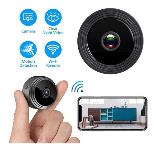 Mini Camara Espia Wifi Redonda - Jxlcam