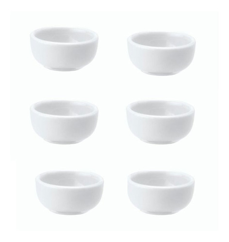 Set X6 Mantequera 6.5 Cm Schmidt Porcelana