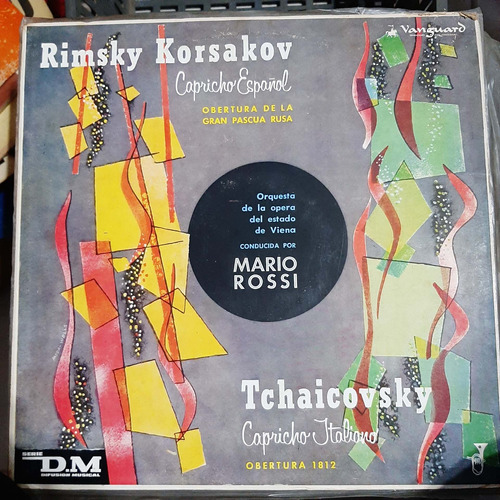 Vinilo Mario Rossi Orq Viena Rimsky Korsakov Tchaicovsky Cl2