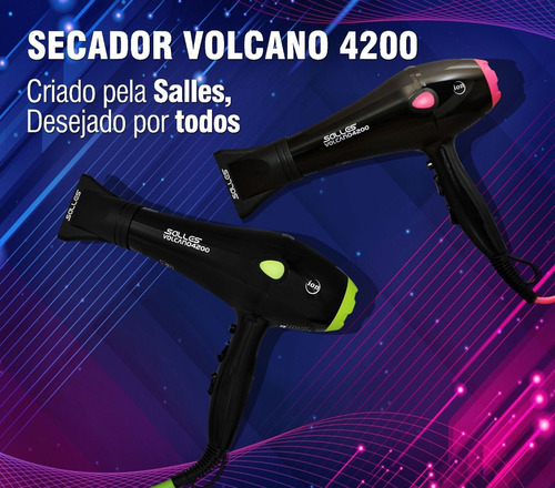 Secador Com Difusor Profissional Salles 110w Muito Quente
