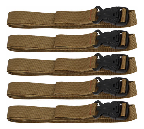 5pcs Cargoes Strap Buckle Tie Down Belt Luggage Strap For