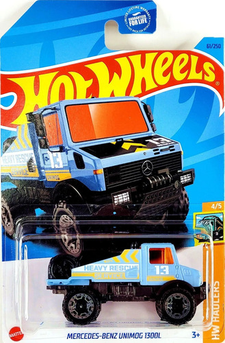 Hot Wheels Camion Mercedes Benz Unimog 1300l  + Obsequio 