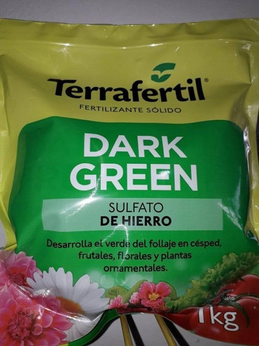 Imagen 3 de 6 de Sulfato De Hierro Fertilizante Granulado Jazmin Limonero 1kg