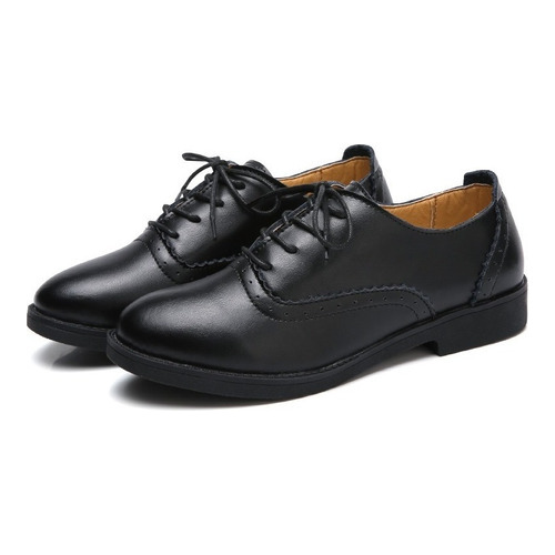 Zapatos Formales Cuero Oxford 35-40