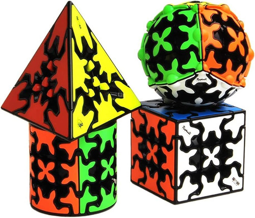 Gear Speed Cube Set, Gear Puzzle Cube Bundle Of Gear Py...