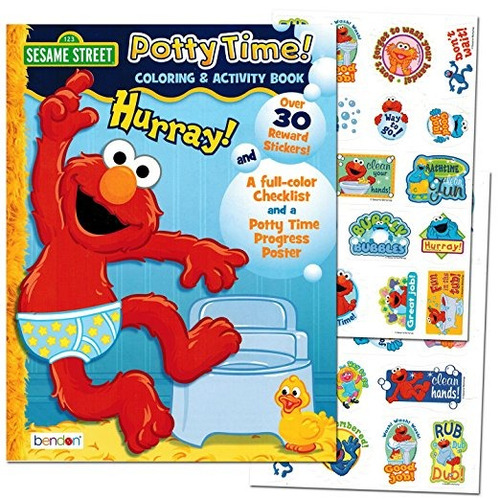 Plaza Sésamo Potty Time Potty Training Para Colorear Y Set