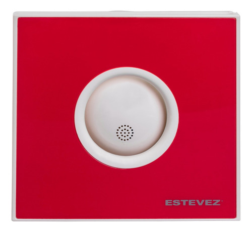 Extractor De Baño Estevez 2204-ng(eco) Rojo 14cm De Altura 15cm De Ancho 0mm De Diámetro 127v 17w 127v~60hz