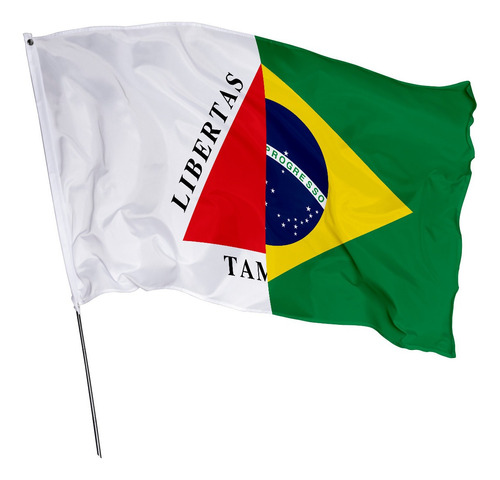  Bandeira Brasil Minas Gerais 2,2x1,5m Dupla Face Cor