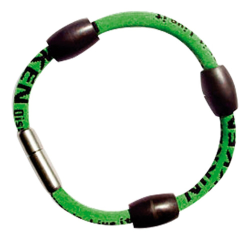 Nikken Kenko Fashion Powerband Brazalete 19cm Triphase Verde