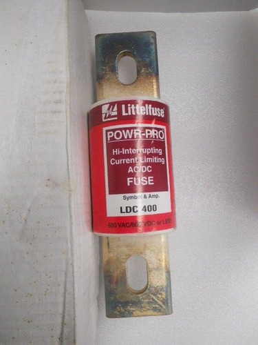 New Littelfuse Ldc 400 Amp Fuse Powr-pro 600 Volt Class Bbd