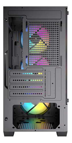 Gabinete Gamer Acegeek Stratus Mesh Argb Midtower Com 3 Fans