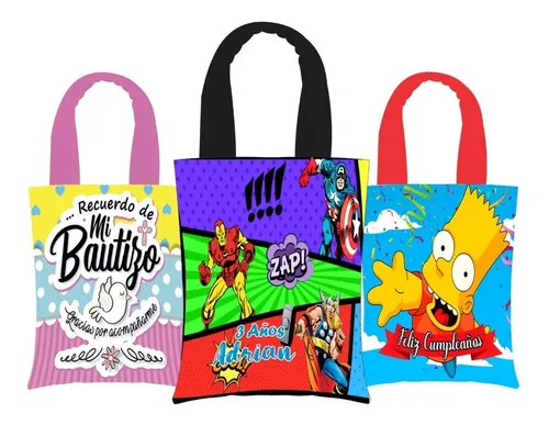 Bolsas de online tela impresas