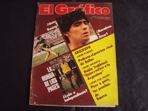 Revista El Grafico # 3198 - ¿ Maradona A River? (enero 1981)