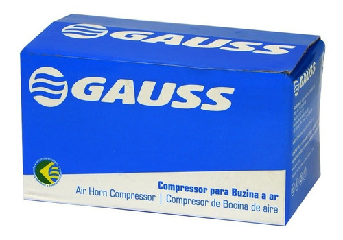 Imagem 5 de 6 de Mini Compressor Elétrico P/ Buzinas A Ar 12v - Gauss Gb1101