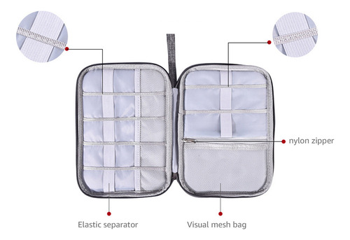 Bolsa Organizadora Electrónica De Viaje Para Cables Y Acceso