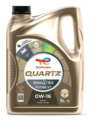 Aceite 0w16 Total Quartz 9000 Xtra 5l Api Sp