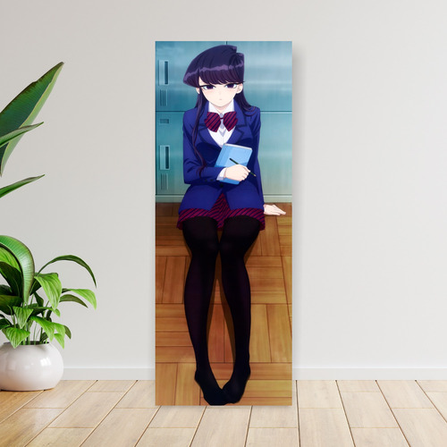 Cuadro Grande 30x80 Cm Komi-san Wa Komi Descalza Animeras