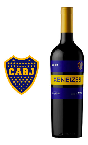 Vino Xeneizes Malbec, Boca Juniors Bodegas Bianchi 750 Ml