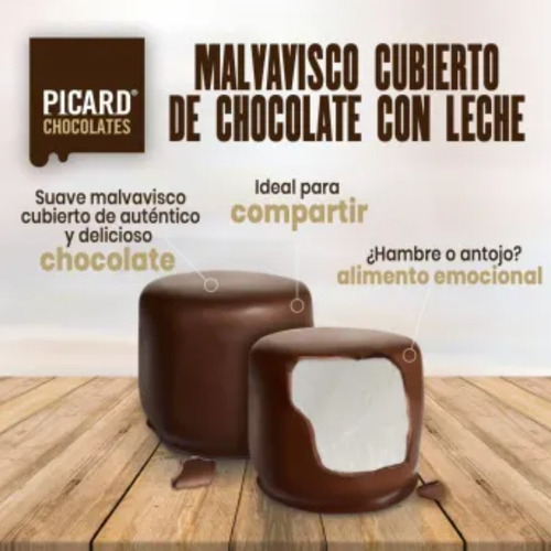 Bombón Cubierto Con Chocolate Picard 1600 Gramos Malvavisco