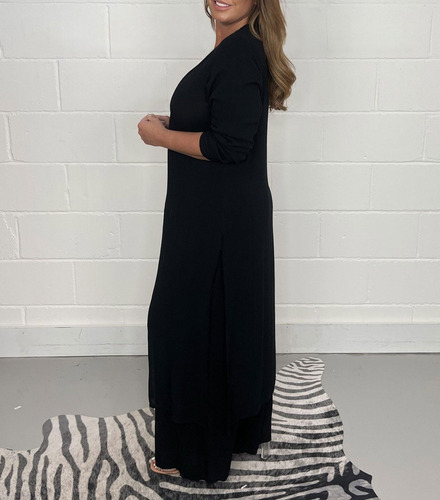 Conjunto De Camisa Con Cuello En V Y Pantalón Para Mujer