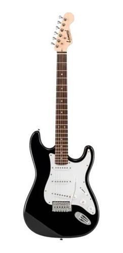 Guitarra Electrica Leonard Le362 Bk Negro 6 Cuerdas+ Palanca