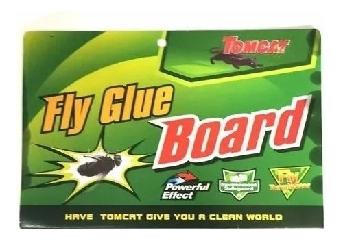 Pack De 50 Fly Glue Papel Pegajoso Atrapa Moscas Y Insectos 