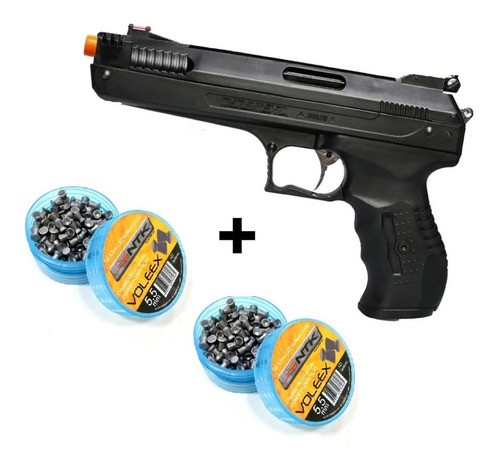 Imagem 1 de 5 de Pistola Pressão Beeman 5.5mm + 250 Chumbinhos
