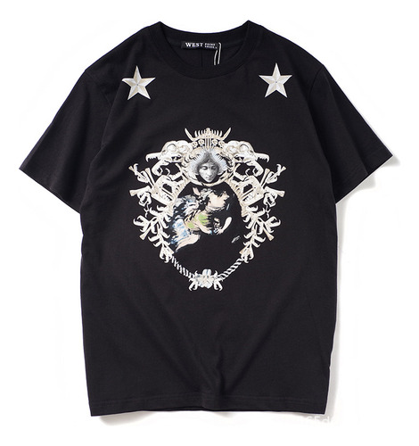 Camiseta West Point De Algodón Con Estampado De Coronas De C