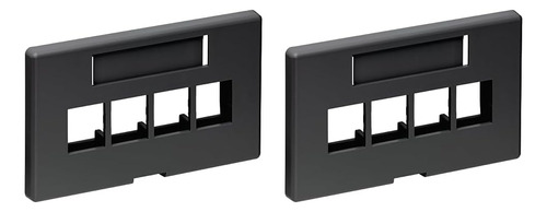 49910-he4 Quickport - Placa Frontal Modular Para Muebles De 