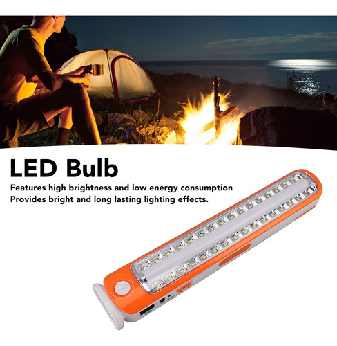 Lámpara De Emergencia Led Recargable De Largo Alcance