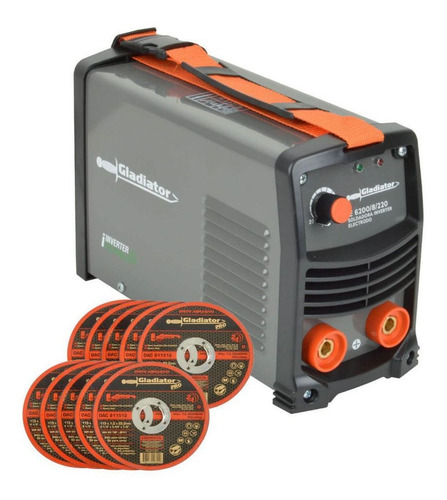 Soldadora Inverter Gladiator 200 Amp Ie6200 Profesional - Sa