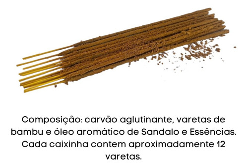 Incenso Massala Agarwood Indiano Goloka Varetas Cx Com 15g