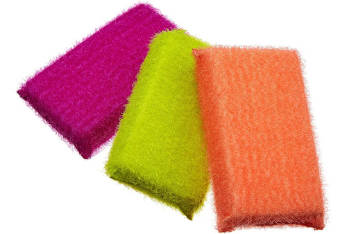 Casabella Scrub Sponge, 3-pack, Assorted S