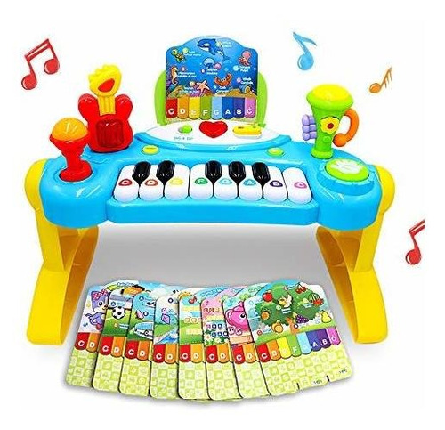 Imagen 1 de 6 de Mochoog Piano De Juguete Para Niños Pequeños, Piano Para Niñ