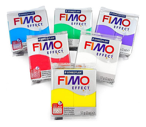 Fimo Effect  Masa Moldeable  Polimerica X 57 Gramos  X 10 Un