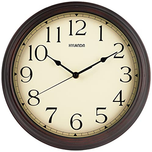 Reloj De Pared De 12 Pulgadas, Vintage, Retro, Silencio...