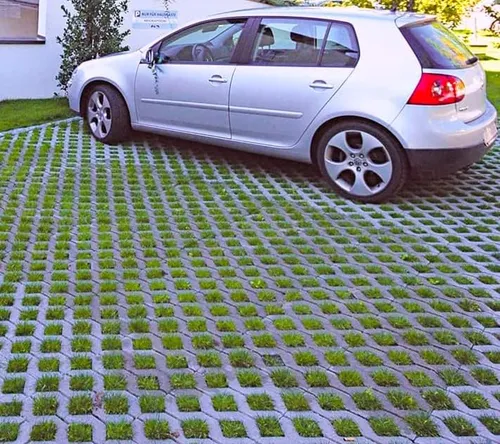 Molde Plástico Para Adoquines Césped Concreto Abs 2mm Estaci