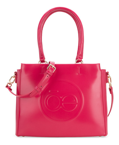 Bolsa Satchel Cloe Gebari Grande Color Fuscia