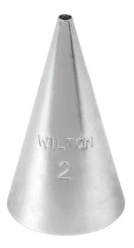 Imagen 2 de 6 de Pico Boquilla Nro 2 Redondo Glace Real Wilton Decoracion