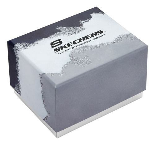 Set De Reloj Mujer Skechers Sr9113 De Silicona Negro