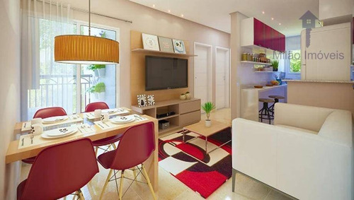 Imagem 6 de 12 de Apartamento Com 2 Dormitórios À Venda, 44 M² - Jardim Simus - Sorocaba/sp - Ap1482