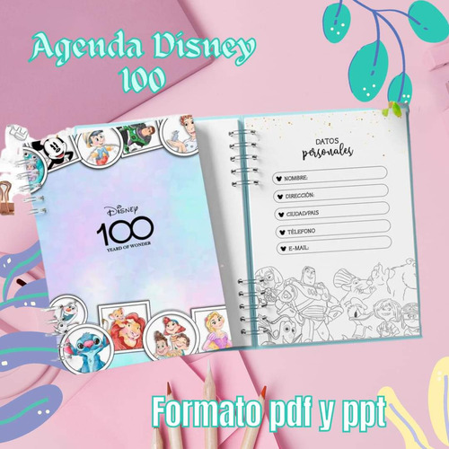 Agenda Disney 2 Pdf/pptx Imprimible 
