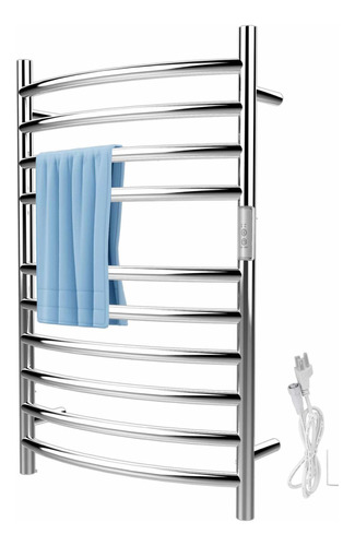 Calentador De Toallas Eléctrico Acero Inoxidable 10 Barras