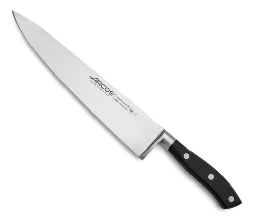 Cuchillo Cocinero Arcos Serie Riviera 25cm Negro