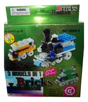 Comprar Bloques Ladrillos Encastre Vehiculos 3 En 1 Brick Intellect