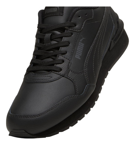 Tenis Puma St Runner V4 Leather Correr Running Negro